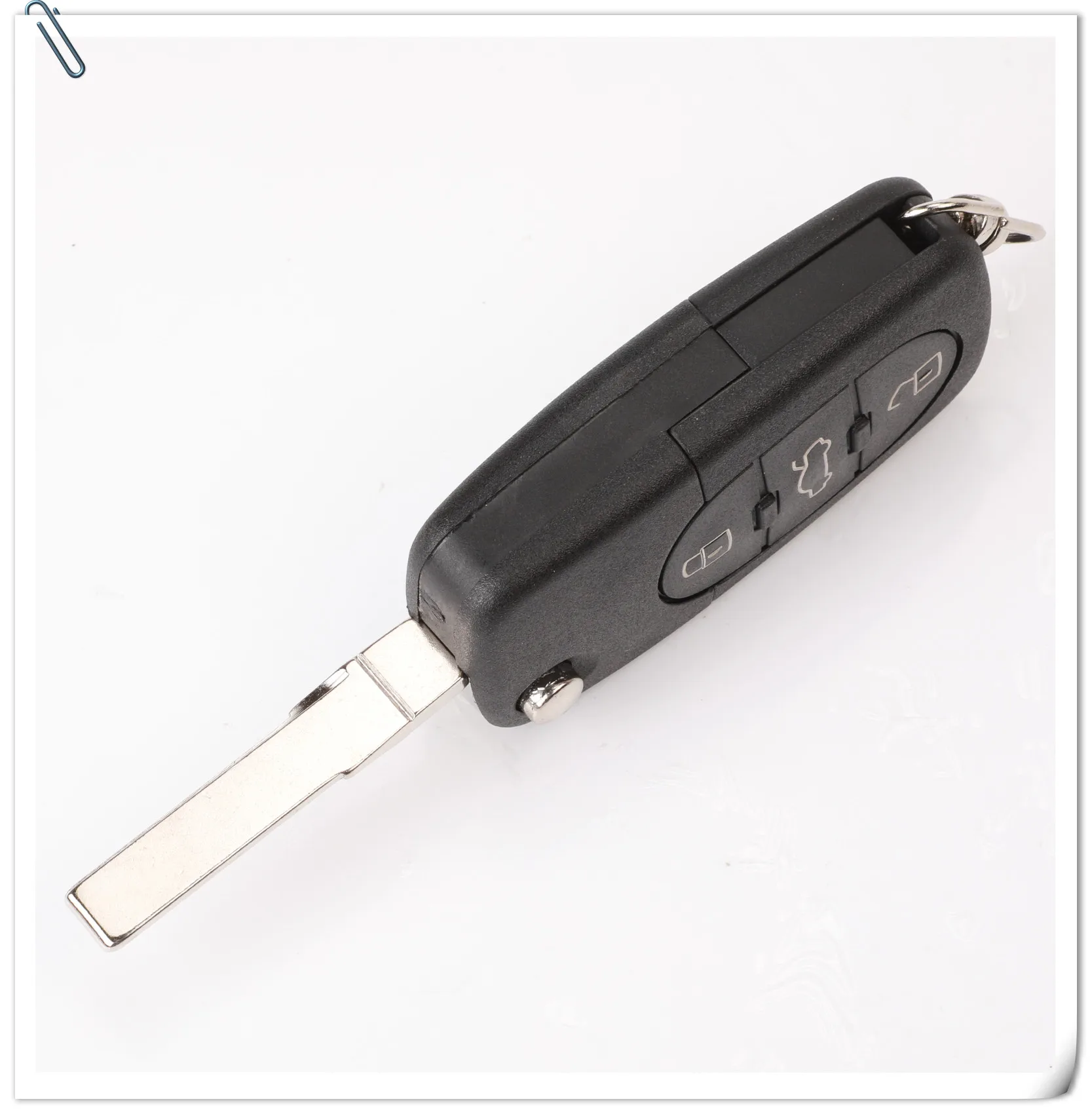 Jingyuqin 4D0837231A 433 МГц ID48 3 кнопки дистанционного ключа автомобиля для AUDI флип складной чип для A3 A4 A6 A8 старых моделей