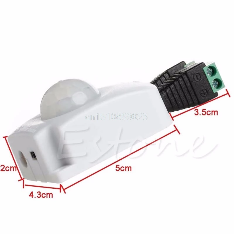 Автоматический AC/DC 12V 24V 10A инфракрасный датчик движения Сенсор переключатель для Светодиодный светильник полосы