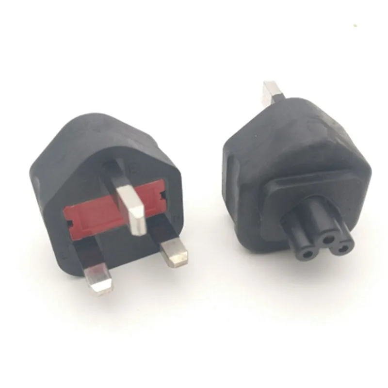 Uk 3 Pin штекер для Iec 320 C5 муфтовый стыковочный переводник британский стандарт