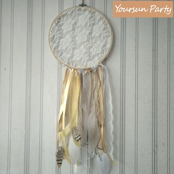 Потертый шик сарай Свадебная вечеринка Висячие ловушки снов многоразовые