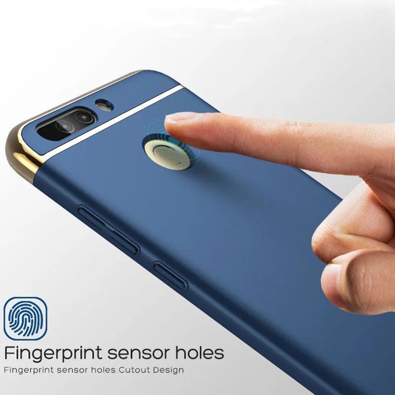 Чехол JGKK для Huawei Honor 8/Honor 8 Pro/Honor Lite V9 металлическая оправа Жесткий ПК 3 в 1 чехол Pro
