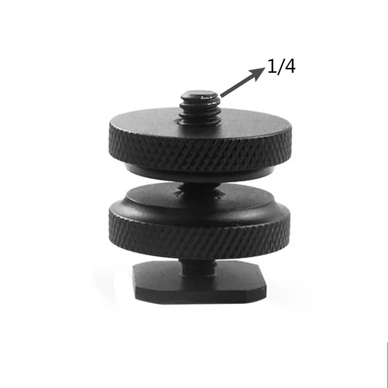 3PCS Double-Layer 1/4 Tripod Screw To Flash Hot Shoe Mount Converter Adapter For DSLR Camera | Электроника