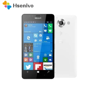 nokia lumia 950xl refurbished original 950xl unlocked single simdual sim phone 4g lte gsm 5 2 20mp wifi gps hexa core 3gb32gb free global shipping