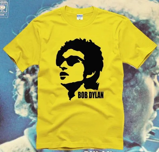

free shipping letters sitcoms Bob dylan men man male male summer sport short-sleeve t-shirt