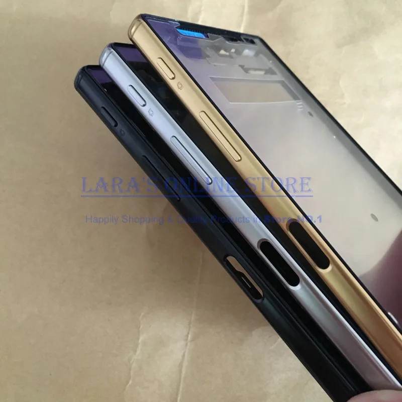 Для sony Xperia Z5 Premium 5," Двойная сим-карта ЖК-пластина Средняя рамка Шасси рамка Корпус Крышка+ заглушка