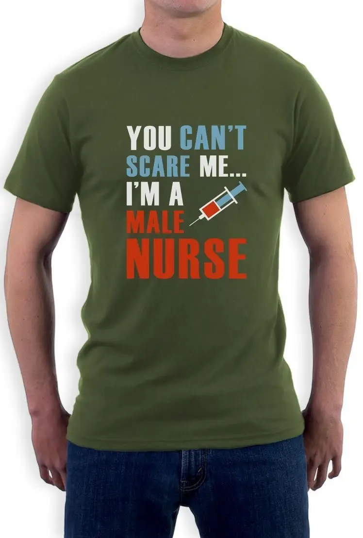 Забавная футболка для медсестры я не могу напугаться на меня подарок новинка