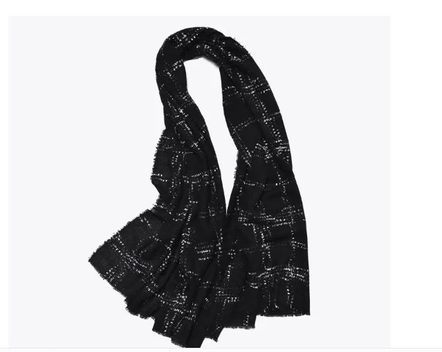 

Winter large solid wool+cashmere scarf for women