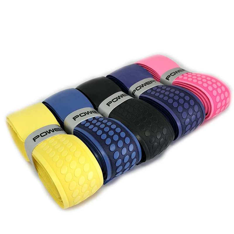 Powerti 10pcs/lot pressure point handle grip tennis racket overgrip 1.80mm thick sport sweatband badminton | Спорт и развлечения