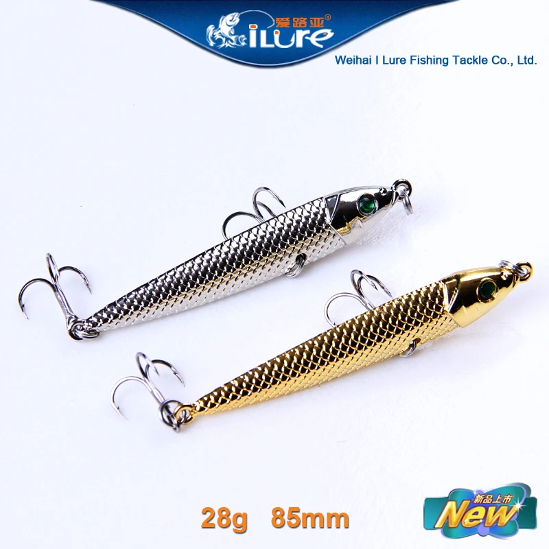 Любовь приманки подлинная железный погружен карандаш 28 г блестками морские