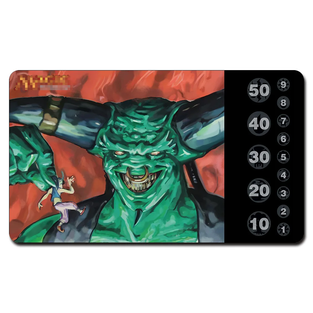 Chandra и Liliana Playmat Ограниченная серия много выбора 35X60 см игровой коврик настольные игровые карты игровой коврик с бесплатным подарочным пакетом - Цвет: Коричневый
