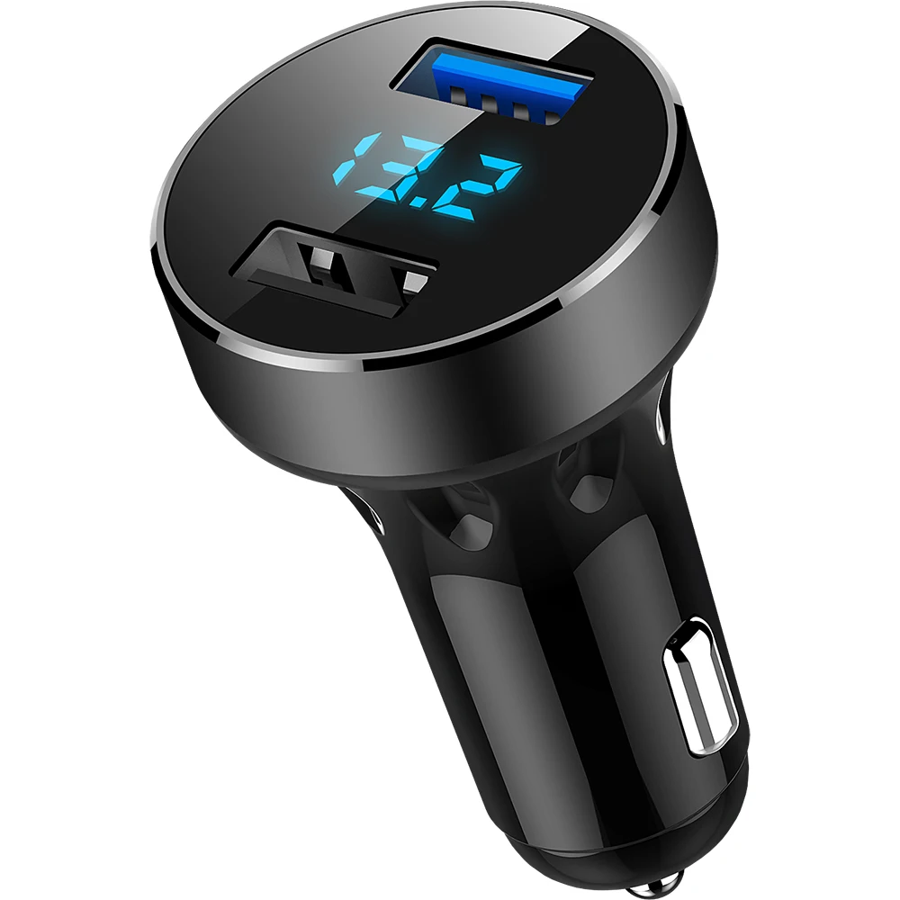 Автомобильное зарядное устройство Onever с двумя USB портами и светодиодным