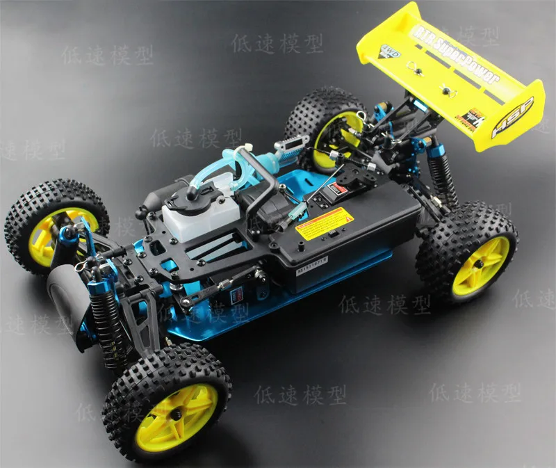 Frame 1/10 RC 4WD модель игрушечного автомобиля HSP 94166 четырехколесный двухскоростной масляный движущаяся внедорожная машина метанол масляная рама - Цвет: Frame
