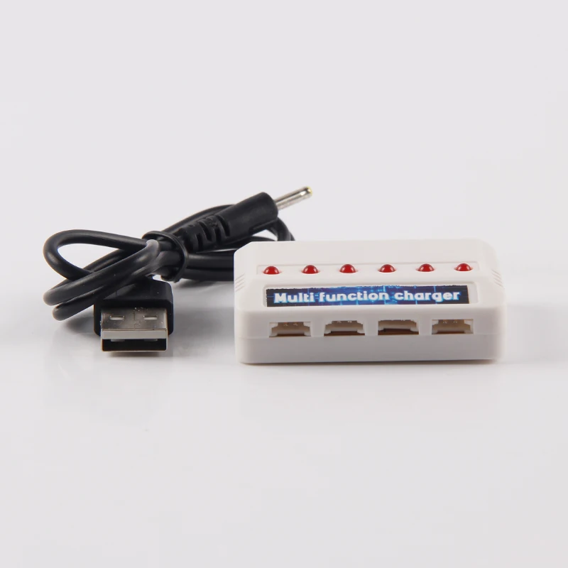 2 JST и 4 порта 0 6 в 1 зарядное устройство для Hubsan SYMA X5C X5SC X5SW H107 U818A V686G V959 3 7 V батарея |