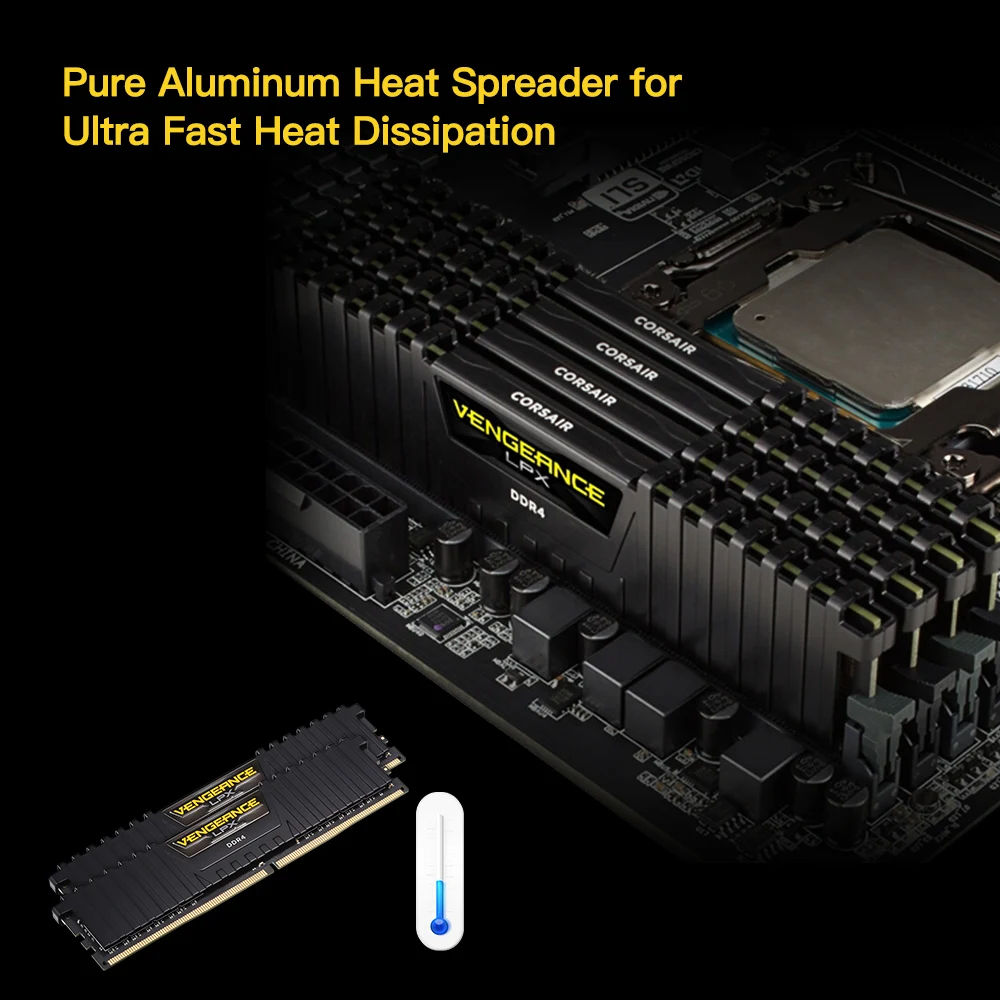 Модуль оперативной памяти CORSAIR Vengeance LPX 8 Гб 16 DDR4 PC4 2400 МГц 3000 3200 для настольного ПК