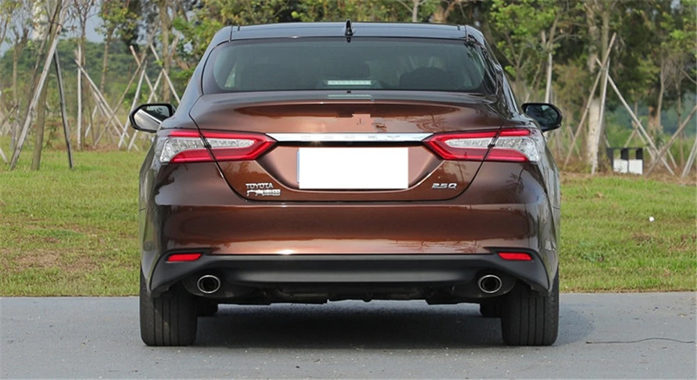 Автомобильный мигающий 2 шт. для Toyota Camry Многофункциональный Автомобильный задний фонарь светодиодный задний противотуманный фонарь бампер сигнальная лампочка отражатель