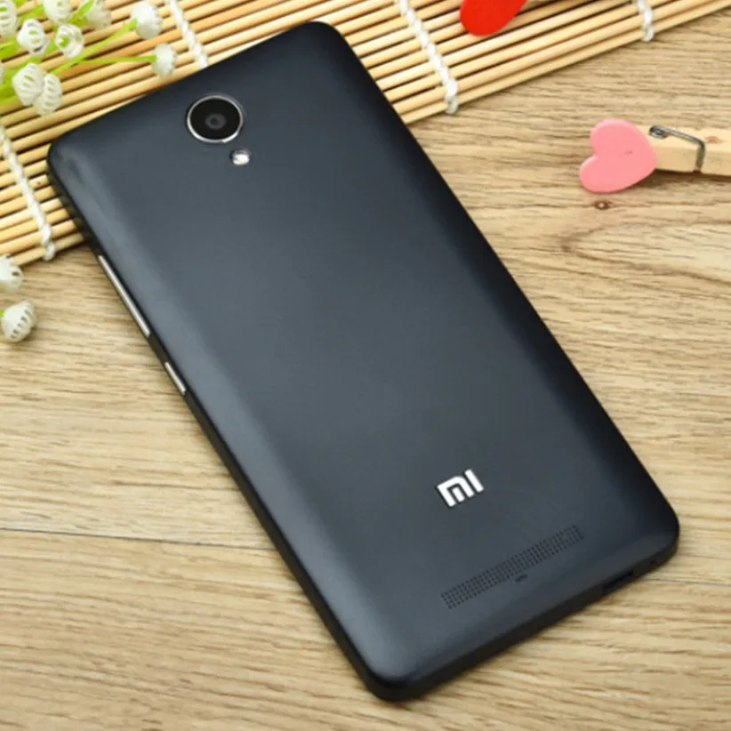 Задняя крышка для замены аккумулятора Xiaomi Redmi Note 2 - жесткий чехол из ПК, защитный корпус.
