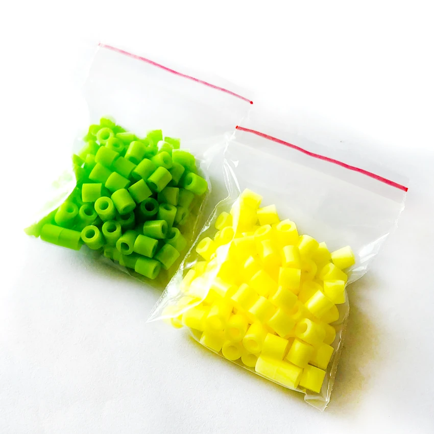 DOLLRYGA 5000 шт./пакет 5 мм Хама бисер 50 цветов Perler головоломка обучающая игрушка