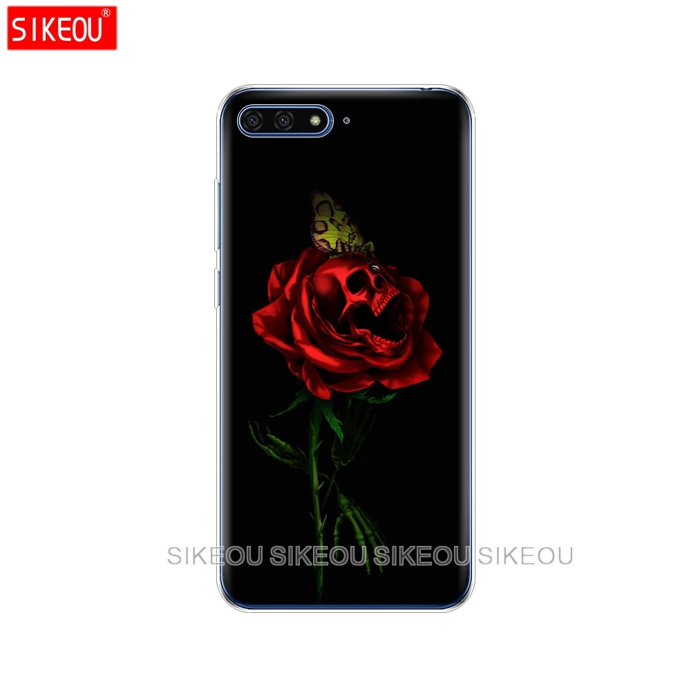 Силиконовый чехол для телефона Huawei Honor 7A PRO 7C Y5 Y6 Y7 Y9 2017 2018 Prime Мягкий ТПУ защитный с