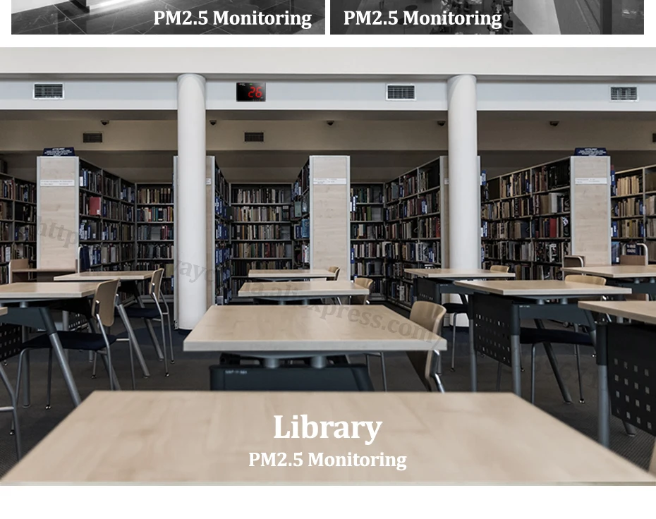 Лазерный PM2.5 детектор настенные мониторинга качества воздуха/газ Monitor/газоанализатор/инструмент диагностики хранение данных ПК подключение через USB