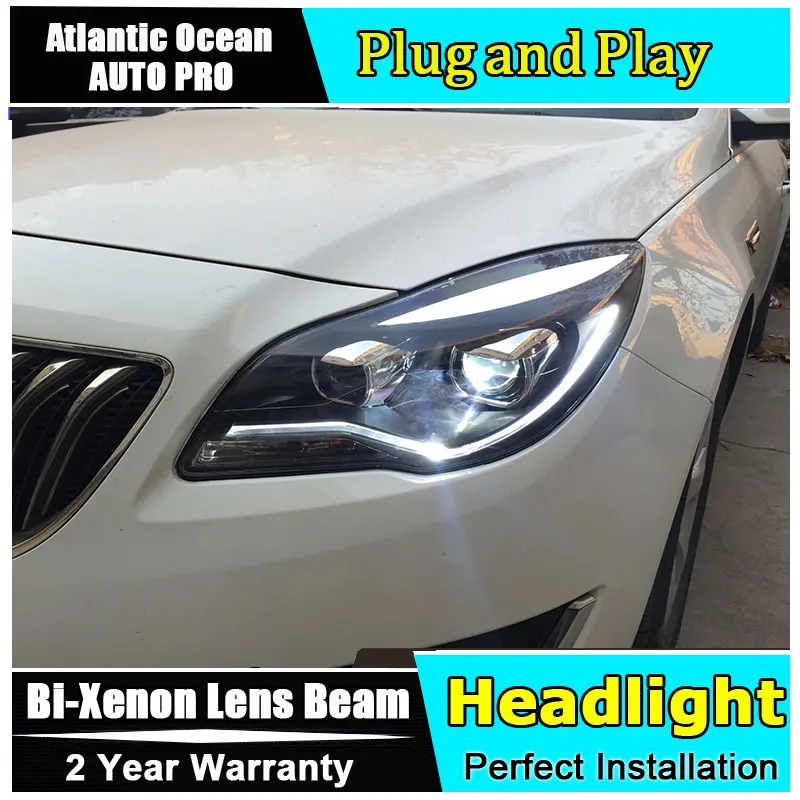 Автомобильный Стайлинг светодиодный налобный фонарь для Opel Insignia фары 2014 2015 новое