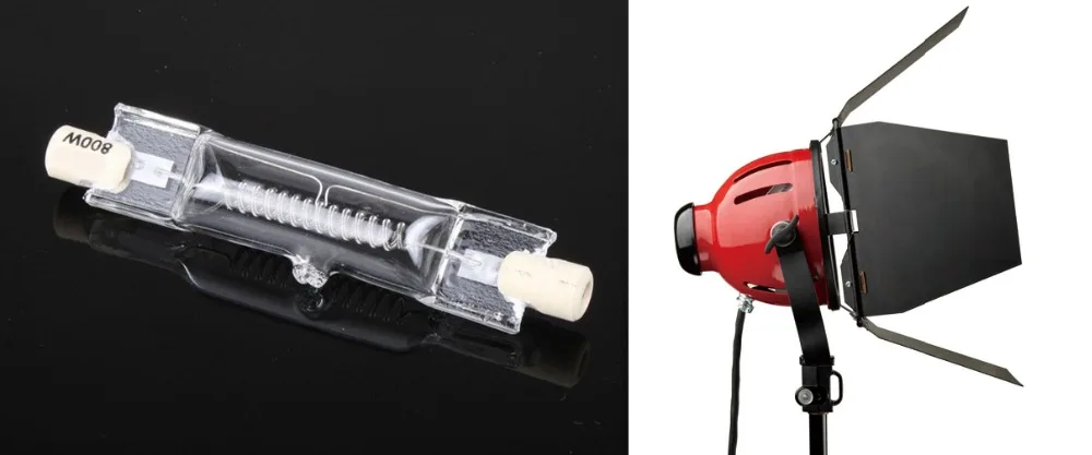 10 шт. * 800 Вт галогенная лампа R7S база 110В 230В для Рыжий свет|800 watt halogen bulb|800w bulbredhead lamp |