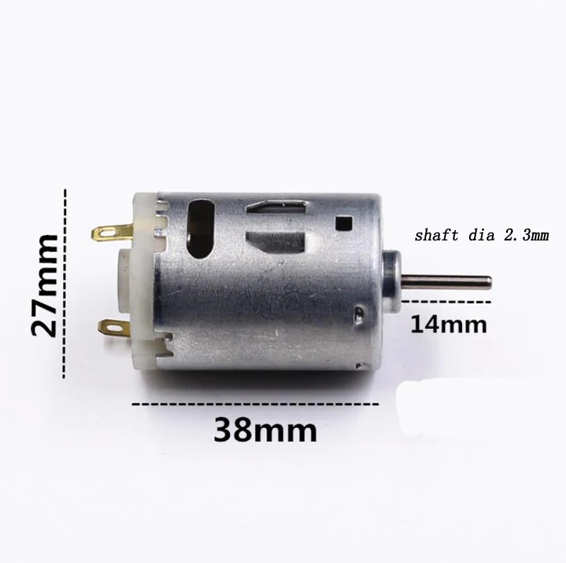 10 шт. RS385 сильная Магнитная углеродная щетка мотор микро DC 24V 9000RPM большой крутящий