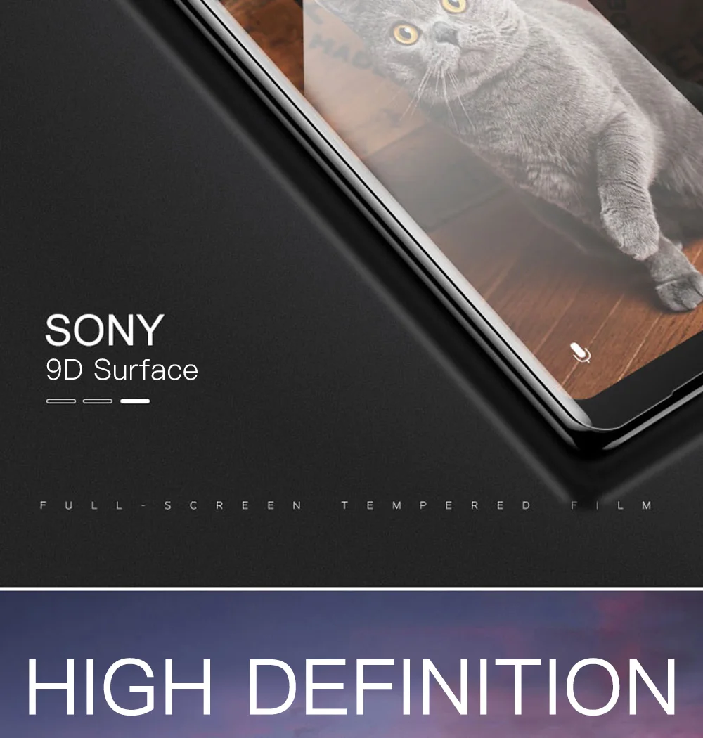 Закаленное стекло для sony X XA XA2 XZ2 Uitre XA1 Plus XZ Peremium XZ1 компактная Противоударная 3D изогнутая Защитная пленка для экрана
