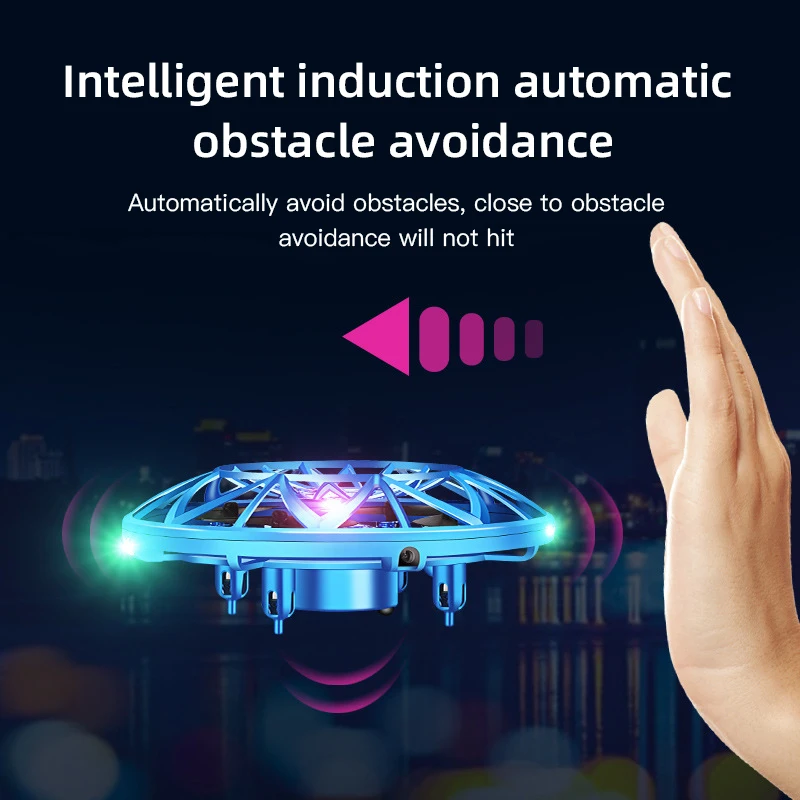 Мини Дрон анти столкновения ручной НЛО Вертолет шар летающий самолет небольшой