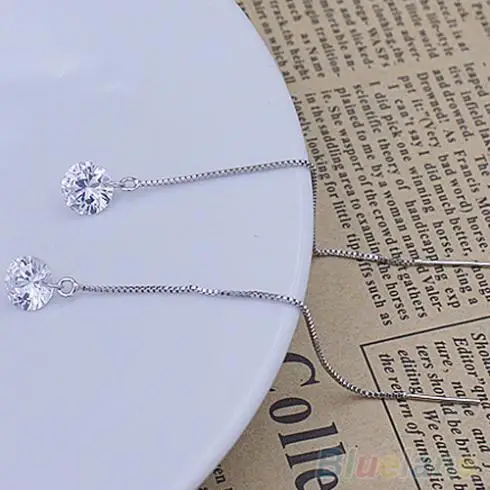 Женская подвеска на цепочке с цирконием 1Q2N | Украшения и аксессуары