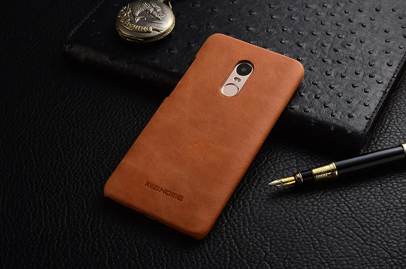 KEZiHOME Xiaomi Redmi Note 4x case Scrub Genuine Leather Hard Back Cover capa For note 4 Pro Prime Phone cases coque | Мобильные