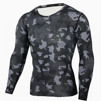 mens thermal underwear thermo shirt men quick dry sport clothes for men camouflage pijama termica underwear top inner shirt