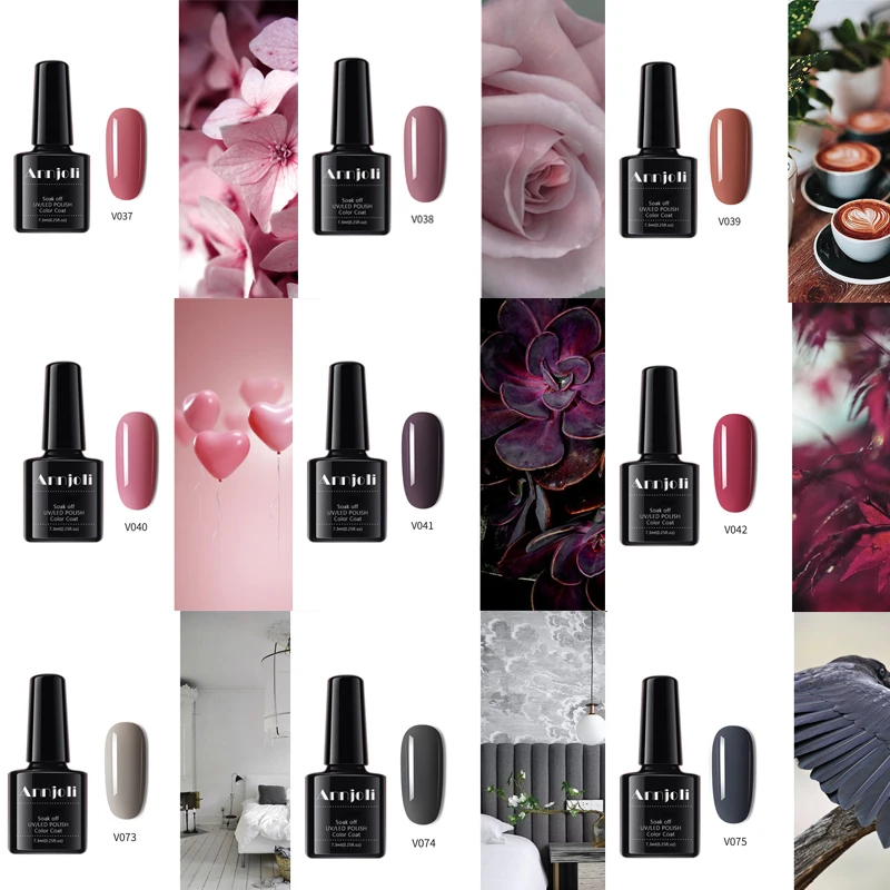 7 3 мл УФ светодиодный лак для ногтей полуперманентный Гель Soak off Nude Чистый Цвет 36