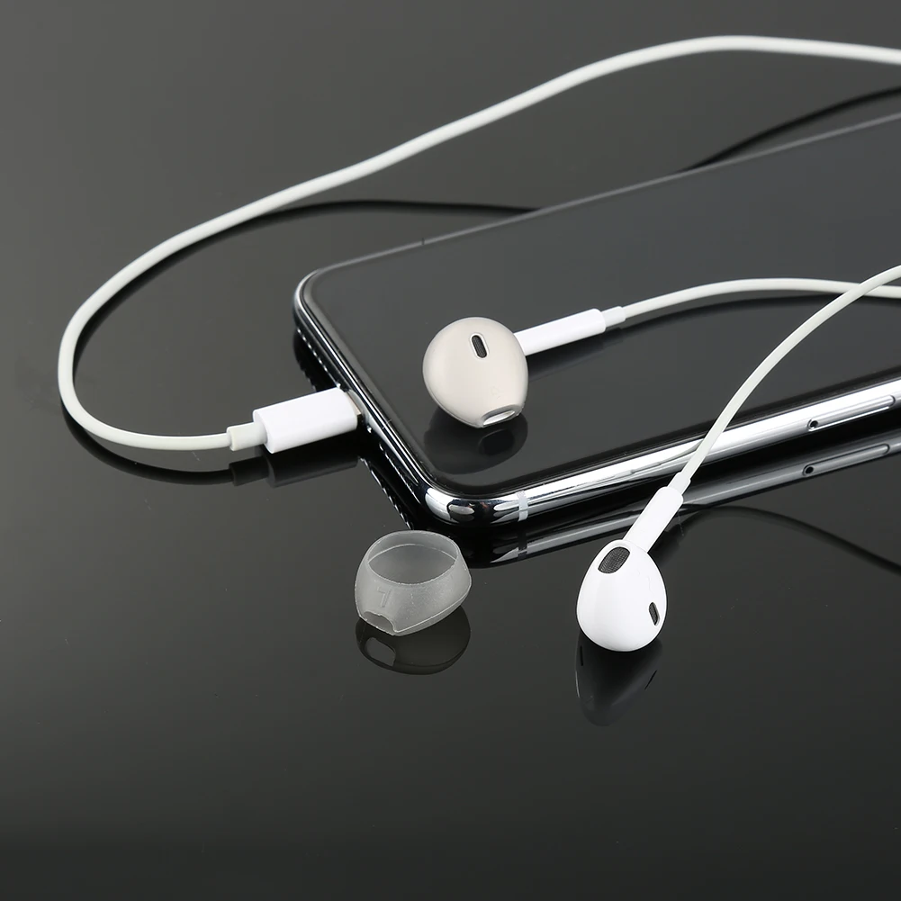 Для Earpods Airpods наконечники для наушников силиконовый чехол для наушников затычки для ушей