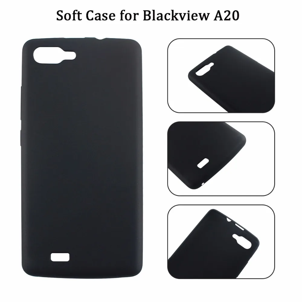Чехол для телефона 5 'ɻlackview A20 Жесткий задней панели силиконовый мягкий ТПУ