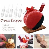 hot sale%ef%bc%81%ef%bc%81%ef%bc%81new arrival 50pcs disposable straw ice cream milkshake pipette straw dropper disposable cupcake baking tool wholesale