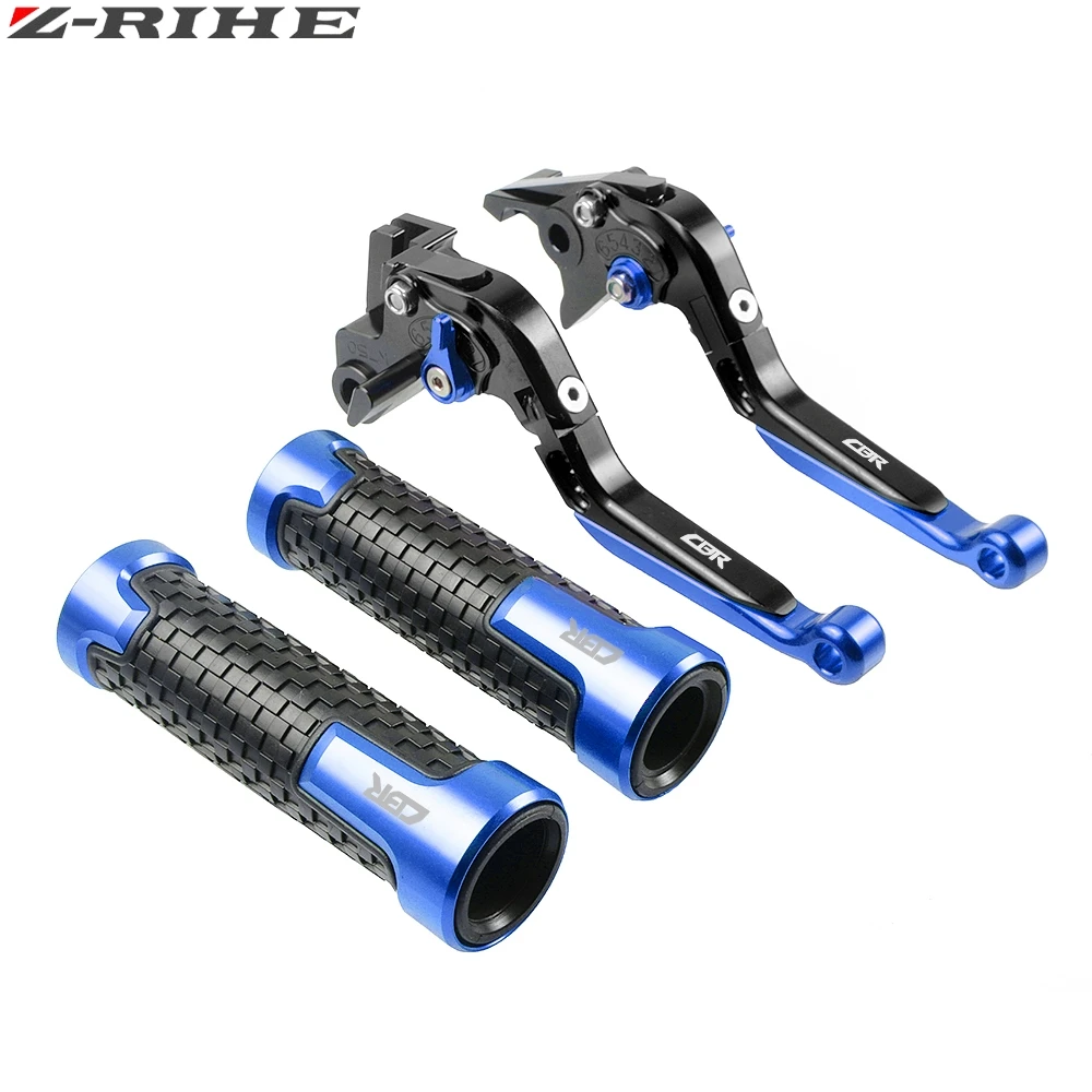 blue Black blue F Мотоцикл CNC регулируемый складной тормозной рычаг сцепления ручные рукоятки Набор для Honda CBR1100XX BLACKBIRD CBR 1100 XX 1996-2007 - Цвет: blue Black blue F