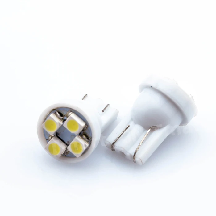 10 шт./лот T10 194 168 501 W5W 4 светодиодный 3528 1210 SMD клиновидный боковой задний