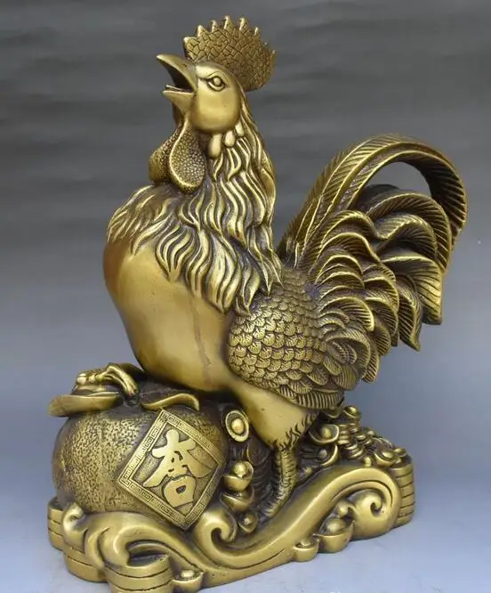 11 &quotКитайский Белоснежный мрамор из бронзовая фигурка для привлечения