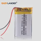 Литий-ионный полимерный аккумулятор CE + Rohs, 800 мАч, 3,7 В 612338, mp3-плеер, колонки, dvr, GPS, mp3-плеер, mp4, Автомобильный видеорегистратор, видеорегистратор