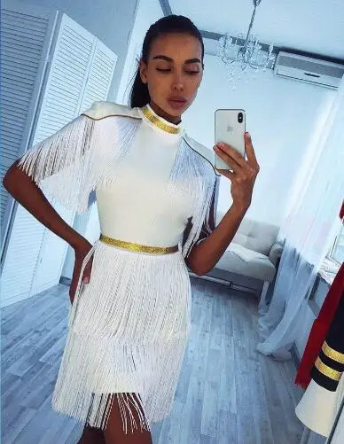 Celebrity Eleagnt Sexy Black Red White Dress Night Club Fashion Bodycon Evening Party Women Dresses | Женская одежда