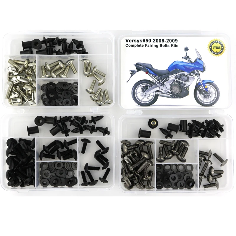 Подходит для Kawasaki Versys 650 2006 2007 2008 2009 мотоциклетный полный комплект обтекателей