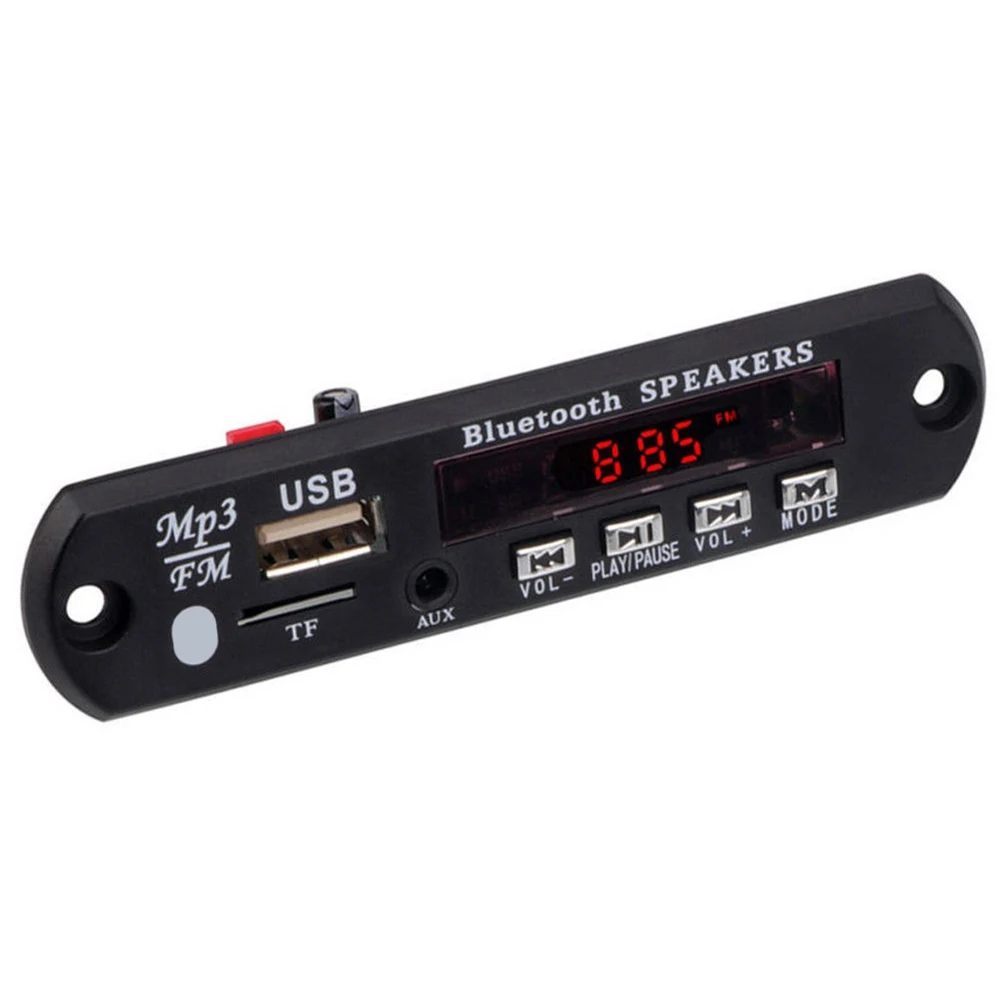 12 В автомобильный мини MP3 WMA PCBA Bluetooth USB плата декодирования аудио FM TF SD Модуль декодирования доска