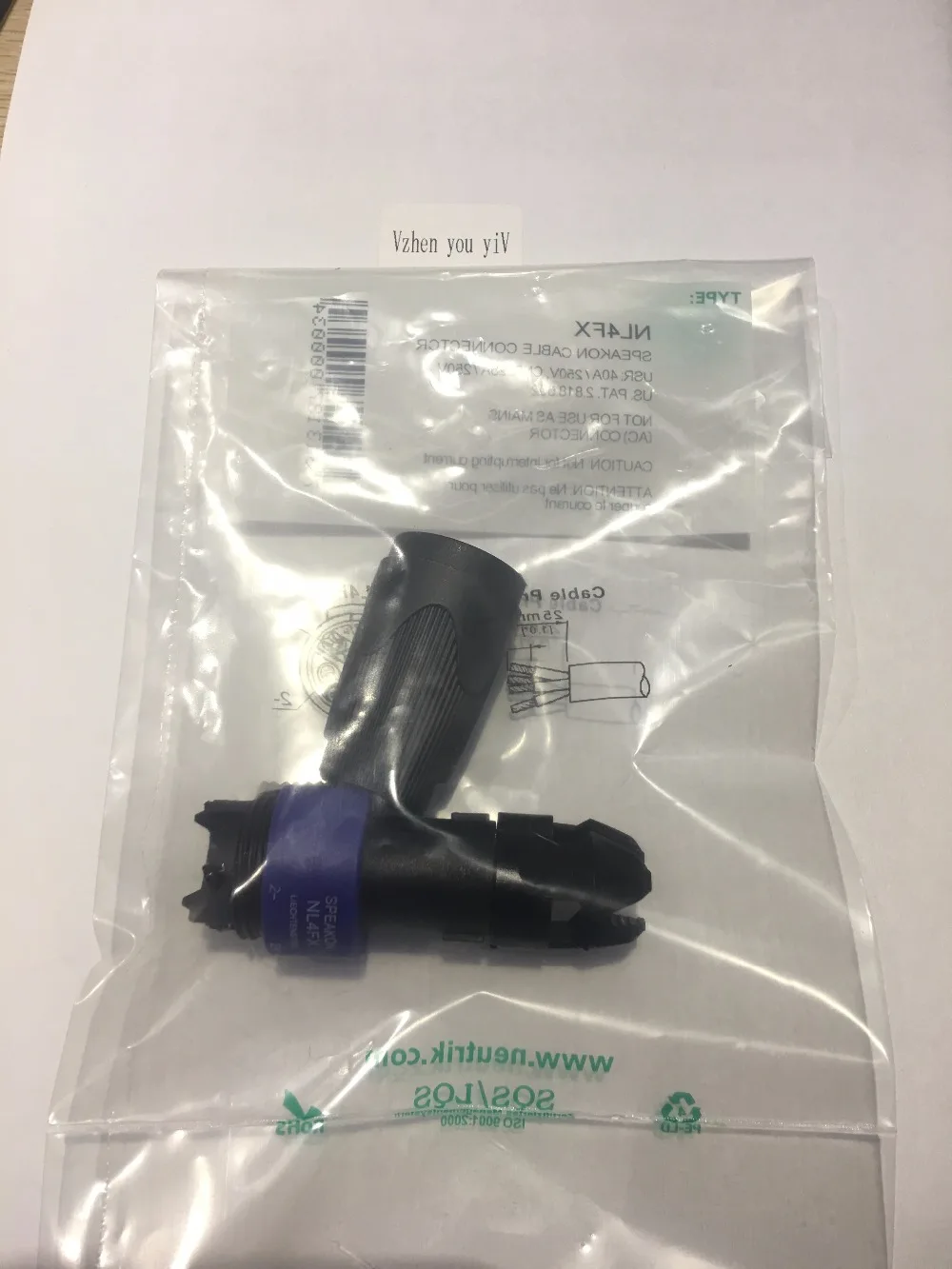 

New type FOR NEUTRIK NL4FX (upgrade) Speakon 4 Pole Plug Male Audio Speaker Connectors WITH packet