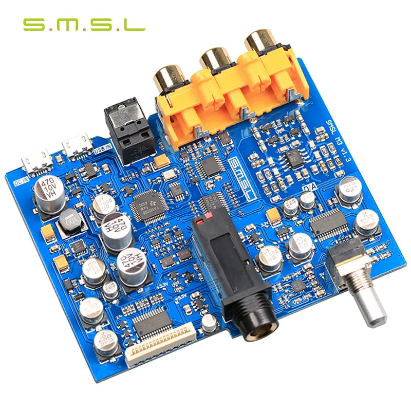 SMSL M3 USB/Оптическое волокно/коаксиальный Функция Hi-Fi аудио декодер все-в-одном Amp
