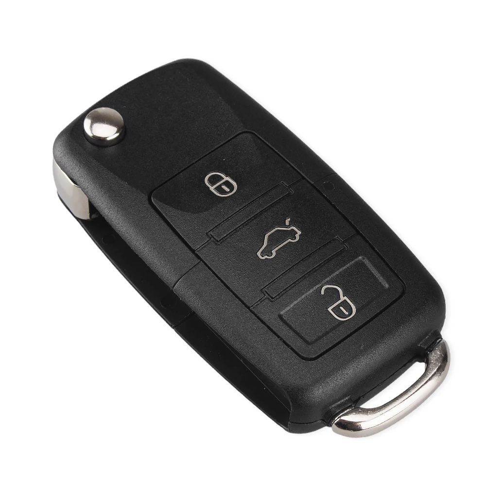 KEYYOU 3 + 1 4 кнопки дистанционный флип-Переключаемый ключ оболочка для VW Volkswagen Golf Polo