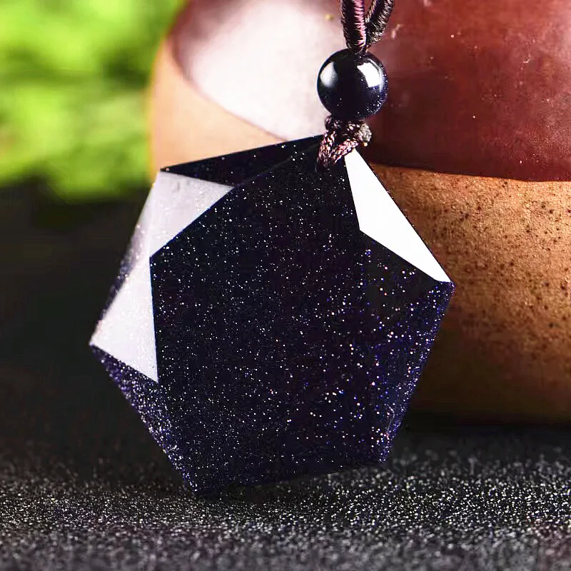 Синий Песок Лапша пятиконечная звезда с дух маятник энергии оптовая звездное