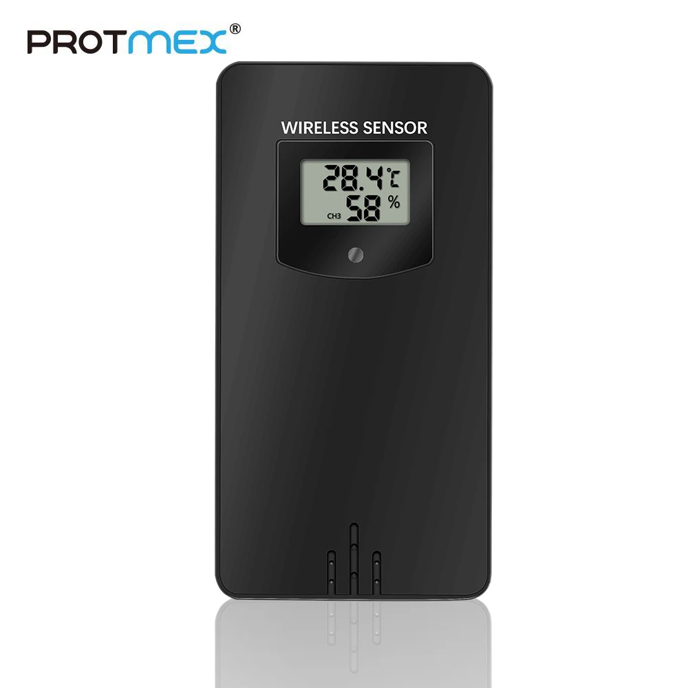 Protmex Беспроводной открытый Сенсор для PT3378 PT3374 PT3389 PT3388 PT3365 PT3379C PT3382 Погодная станция