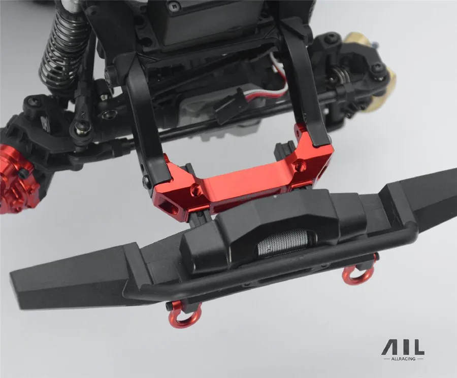 ALLRC 6061 CNC Aluminum alloy Optional upgrade Front anti - collision mount for traxxas trx-4 crawler rc car parts | Игрушки и хобби