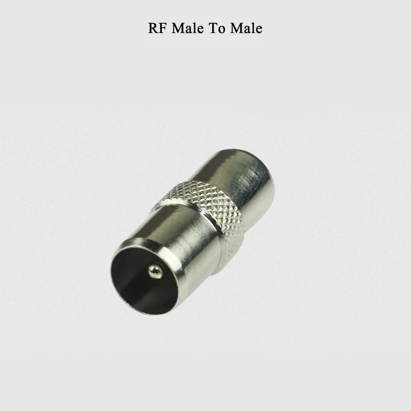 RF Male To Male 5 шт. F RF Мужской Женский-Мужской Женский штекер ТВ коаксиальный кабельный разъем цифровой кабельный терминал для кабеля ТВ винт коаксиальный штекер F-type - Цвет: RF Male To Male