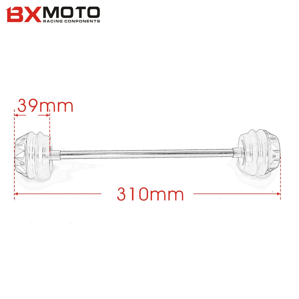 Аксессуары для мотоциклов защита мотоцикла Черная передняя ось слайдер рамка